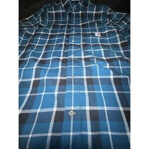 Carhartt Rugged Flex Men’s Medium Relaxed Fit Plaid Short Sleeve Shirt TW5701